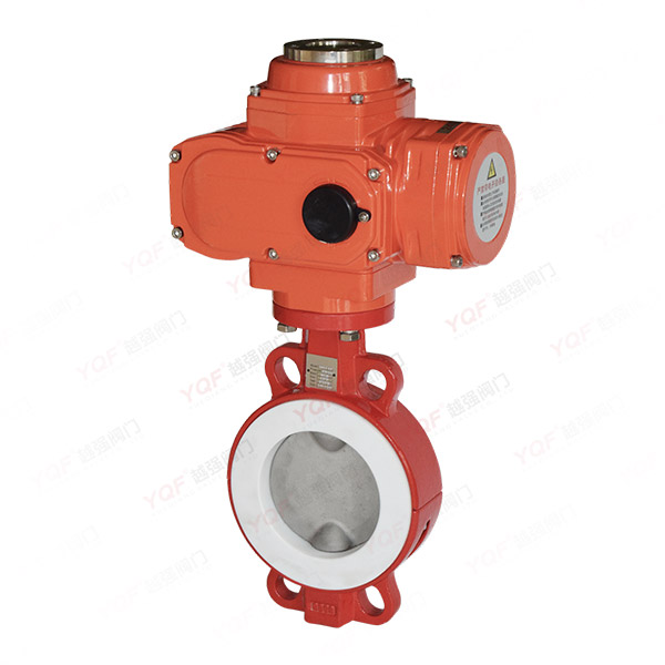 Explosion proof electric clamp butterfly valve
