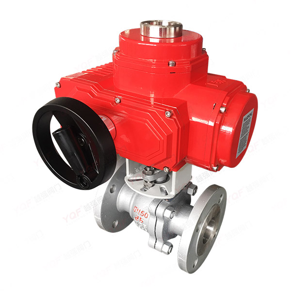 Explosion proof electric flange ball valve
