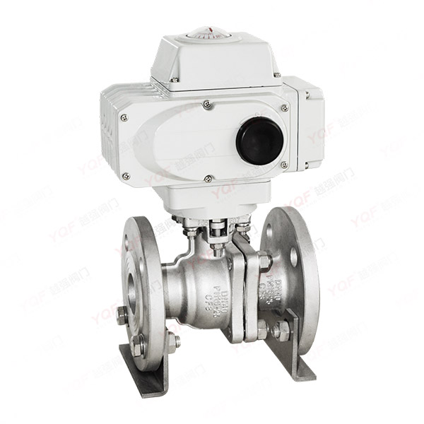 Electric flange ball valve
