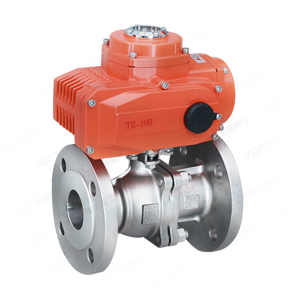 Electric flange ball valve