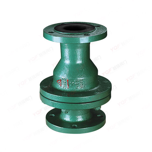 Rubber lined check valve
