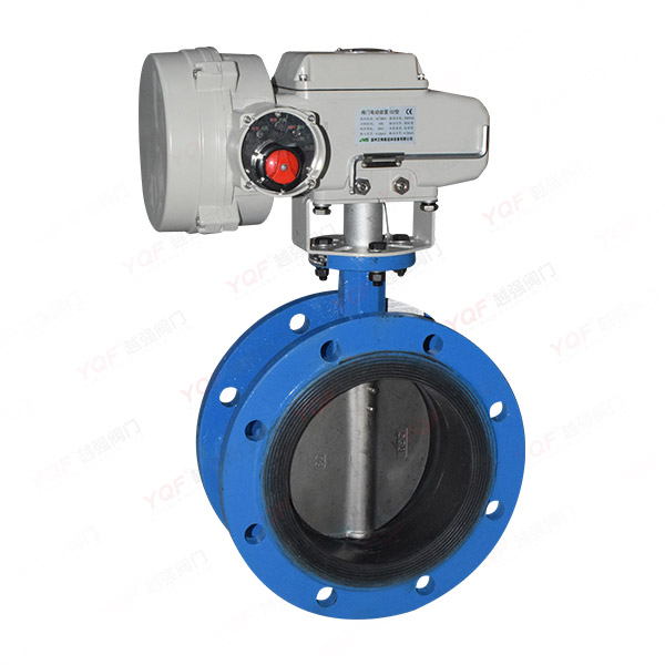 Electric lined rubber butterfly valve