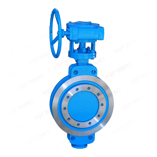 Butterfly valve with clamp