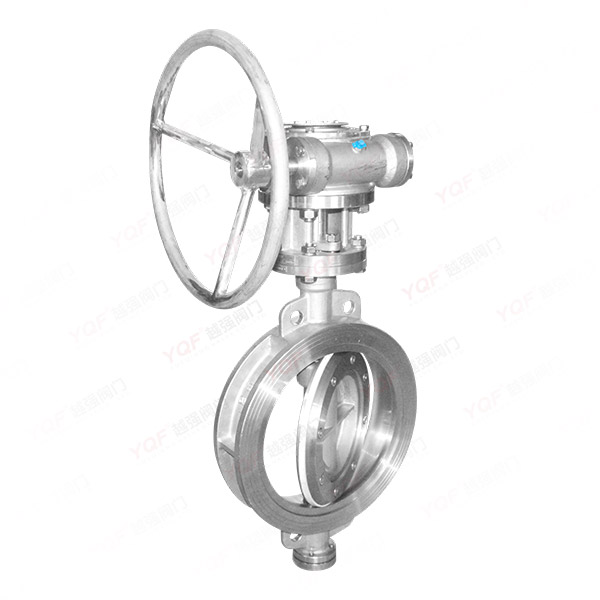 Worm gear clamp butterfly valve