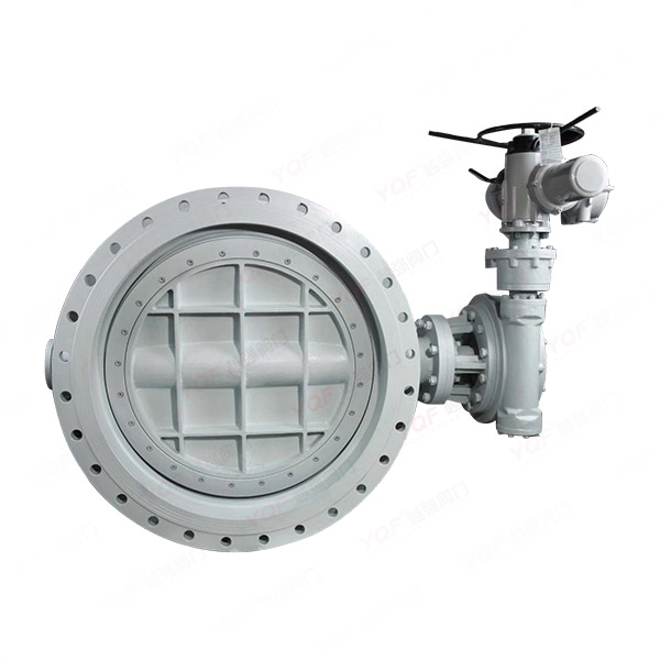 Electric flange butterfly valve