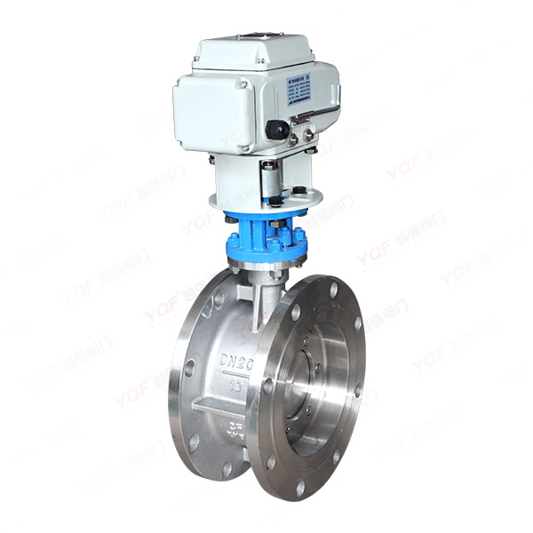 Electric flange butterfly valve