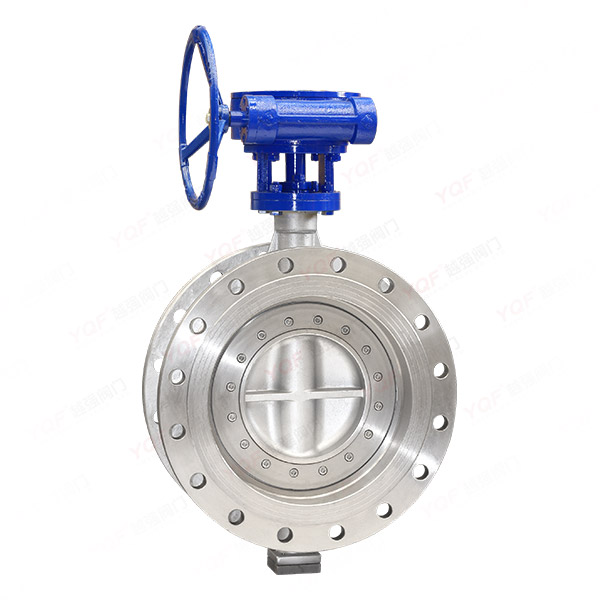 Worm gear stainless steel butterfly valve