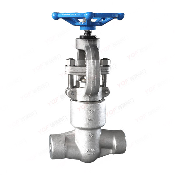Forged steel self sealing butt welded globe valve