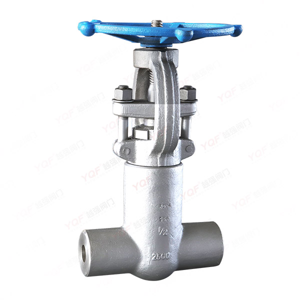 Forged steel self sealing butt welded gate valve