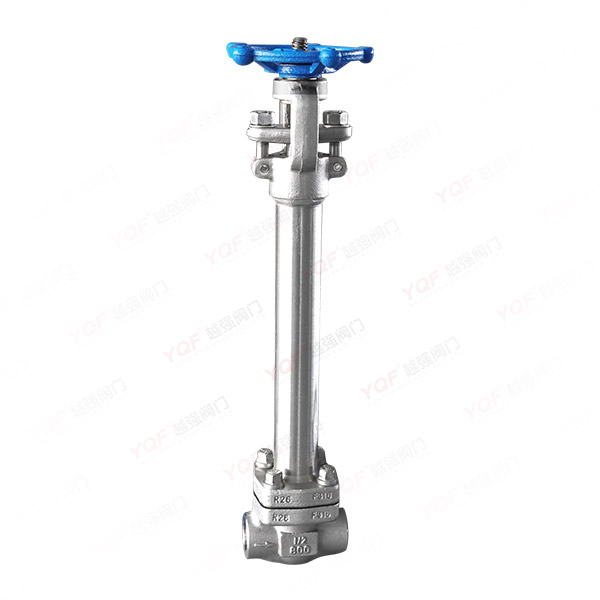 Forged steel low-temperature butt welded gate valve