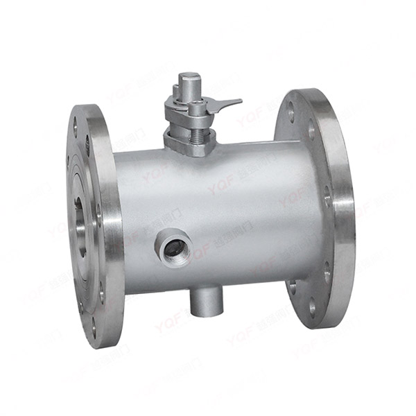 Insulated jacket ball valve