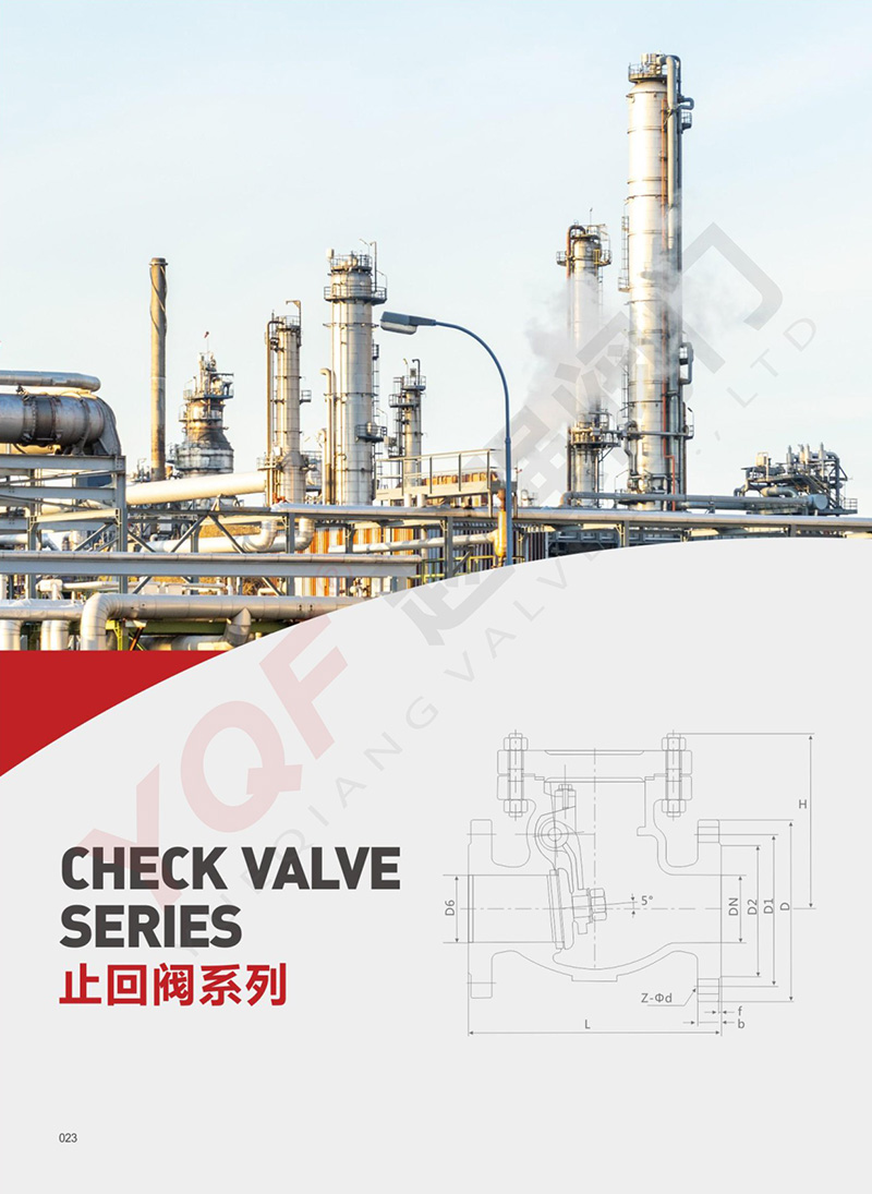 Check valve series